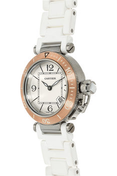 Pasha Seatimer Rose Gold and Stainless Steel Quartz