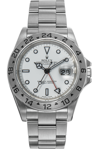 Explorer II Swiss Made Dial No Lug Holes Stainless Steel Automatic