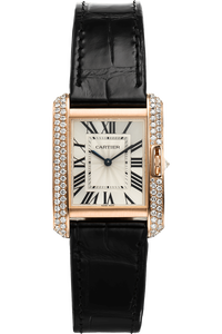 Tank Anglaise Rose Gold Quartz