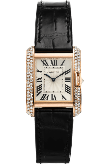 Tank Anglaise Rose Gold Quartz