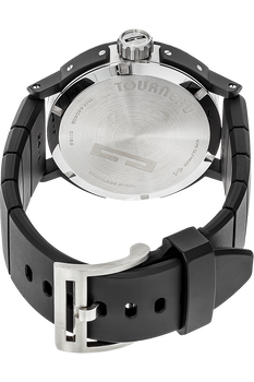 TNY 44mm Aviator GMT DLC Stainless Steel Automatic