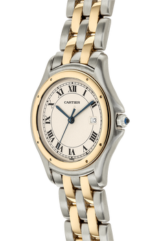 Cougar Yellow Gold and Stainless Steel Quartz
