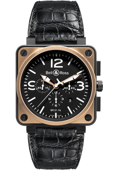 BR01-94 Rose Gold &amp; Carbon