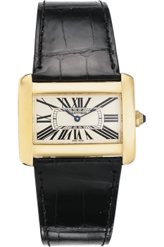 Tank Divan Yellow Gold Quartz