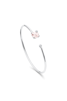 Peekaboo Morganite Bangle