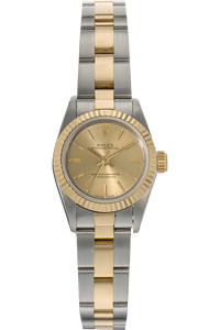 Oyster Perpetual Circa 1990 Yellow Gold and Stainless Steel Automatic