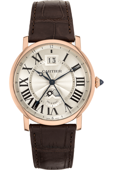 Rotonde Large Date Second Time Zone Rose Gold Automatic