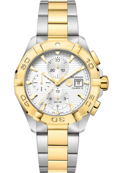 Aquaracer 300M Steel &amp; Gold Calibre 16 Automatic Chronograph