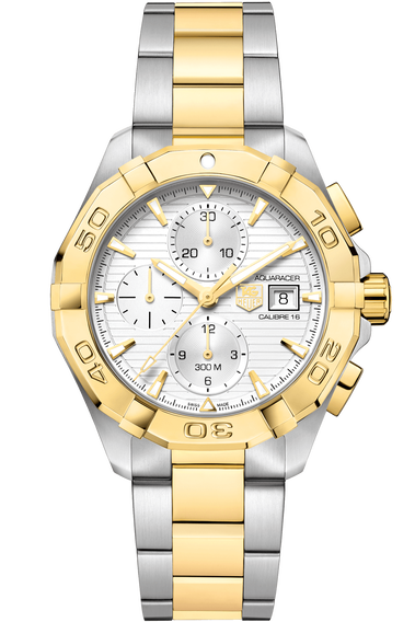 Aquaracer 300M Steel &amp; Gold Calibre 16 Automatic Chronograph