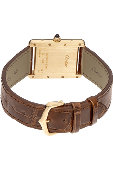 Tank Louis Yellow Gold Quartz