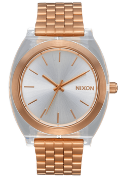 Time Teller Acetate, Rose Gold / Clear