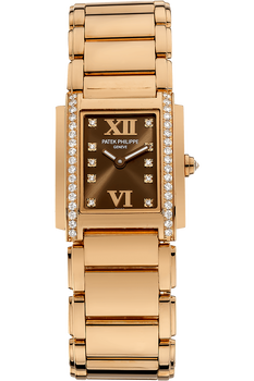 Twenty-4 Reference 4908 Rose Gold Quartz
