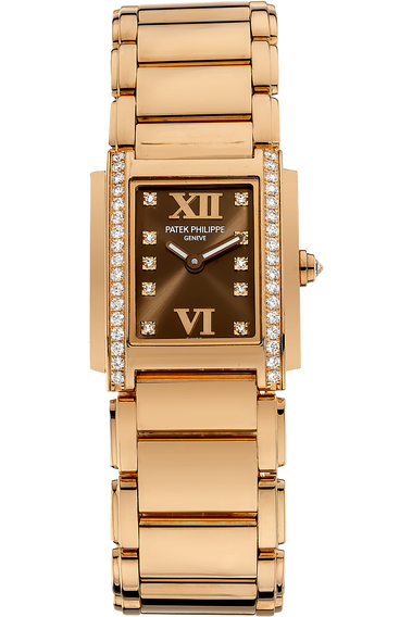 Twenty-4 Reference 4908 Rose Gold Quartz