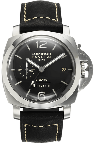 Pre Owned Panerai Luminor 1950 8 Days GMT Stainless Steel Manual