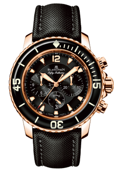 Chronograph Flyback Fifty Fathoms Red Gold