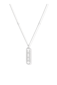 White gold diamond necklace Move 10Th