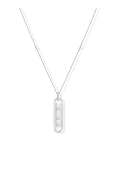 White gold diamond necklace Move 10Th