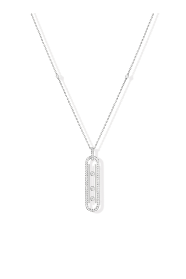 White gold diamond necklace Move 10Th