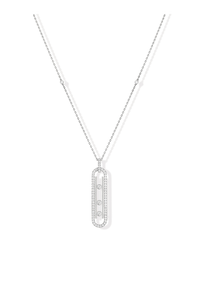 White gold diamond necklace Move 10Th White gold diamond necklace Move 10Th
