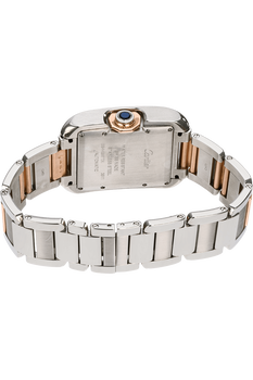 Tank Anglaise Rose Gold and Stainless Steel Automatic