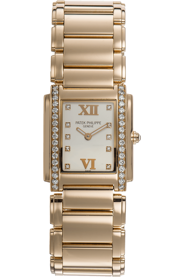 Twenty-4 Reference 4910 Rose Gold Quartz