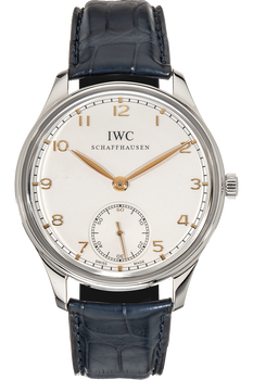 Portuguese Hand Wound Stainless Steel Manual