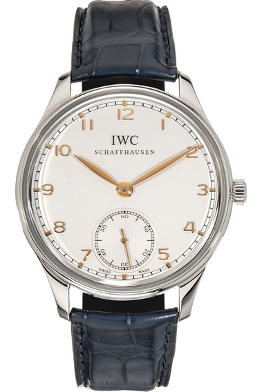 Portuguese Hand Wound Stainless Steel Manual
