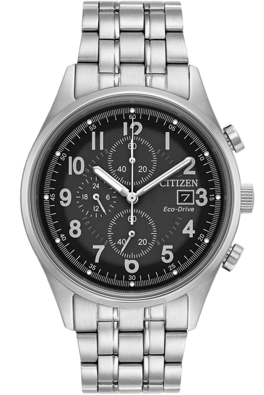 Eco-Drive Stainless Steel Chandler Chronograph
