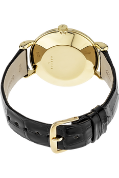 Round Circa 1950s Yellow Gold Manual