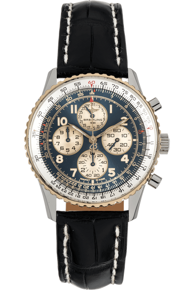 Pre Owned Breitling Navitimer Airborne Yellow Gold and Stainless Steel Automatic