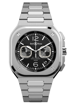 BR 05 Chrono Black Steel