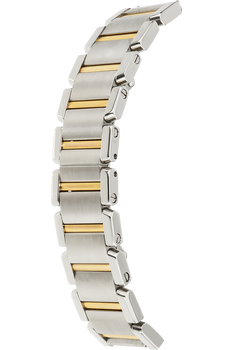 Tank Francaise Rose Gold and Stainless Steel Quartz