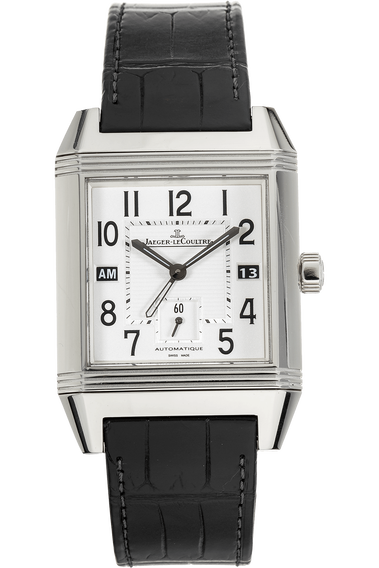 Reverso Squadra Hometime Stainless Steel Automatic