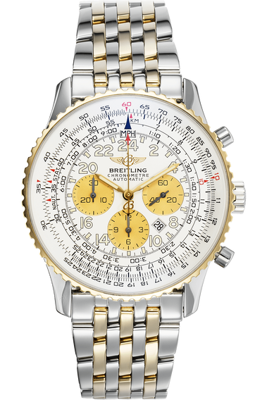 Navitimer Cosmonaute Yellow Gold and Stainless Steel Automatic
