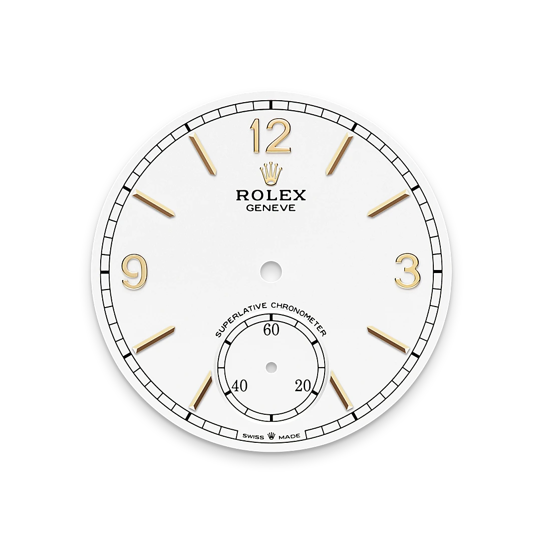 Intense white dial