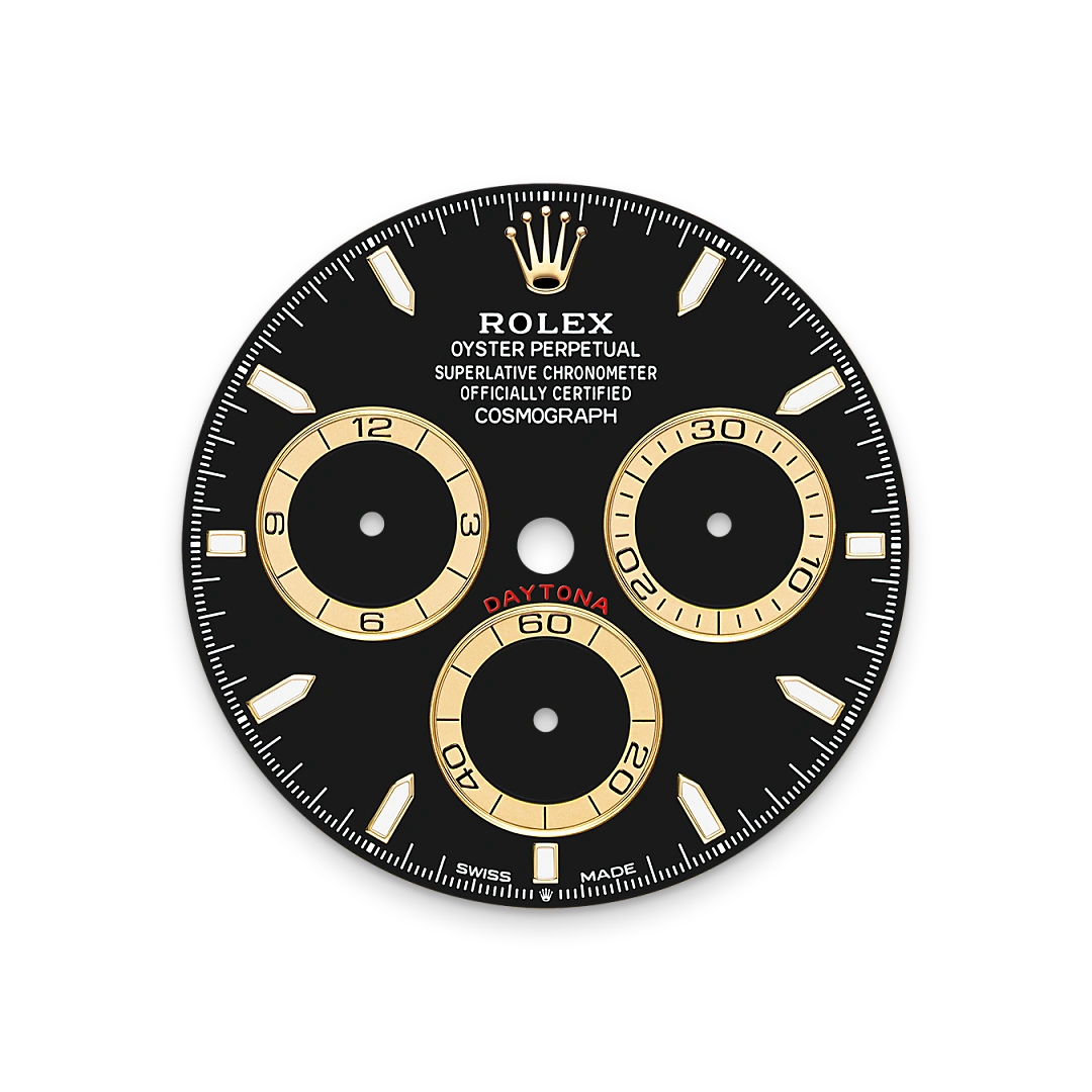 Black dial