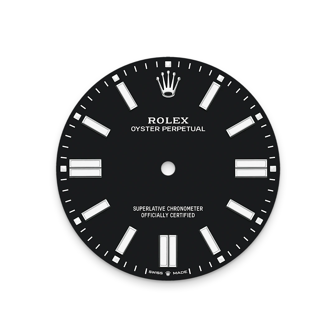 Black dial