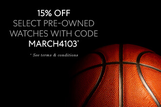 15% OFF Select Pre-Owned Watches