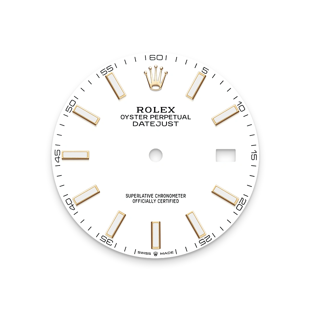 White dial