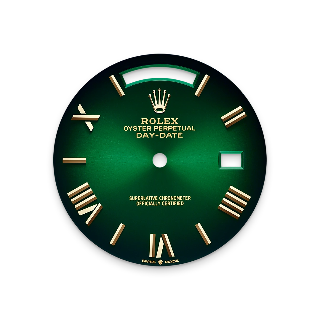 Green ombr&eacute; dial