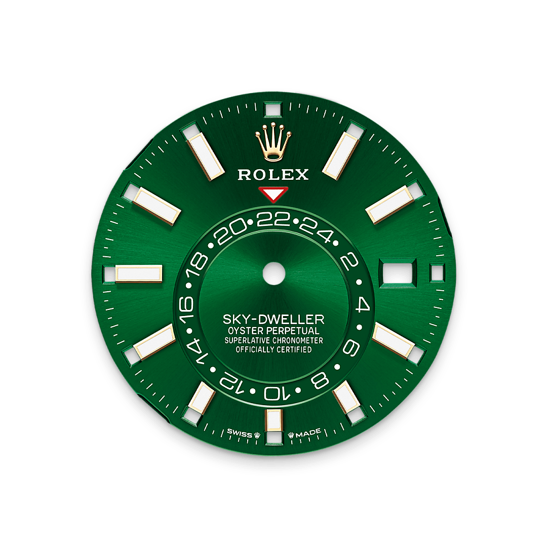 Bright green dial