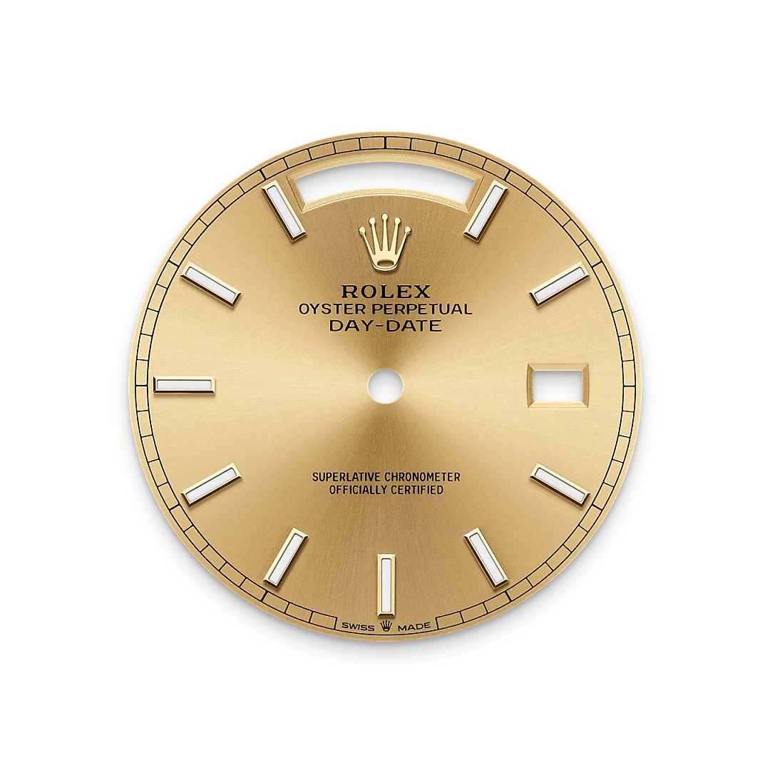 Champagne-colour dial