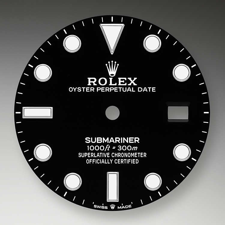 rolex or fond noir
