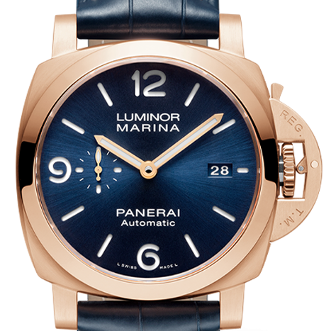 LUMINOR MARINA GOLDTECH™ SOLE BLU - 44MM