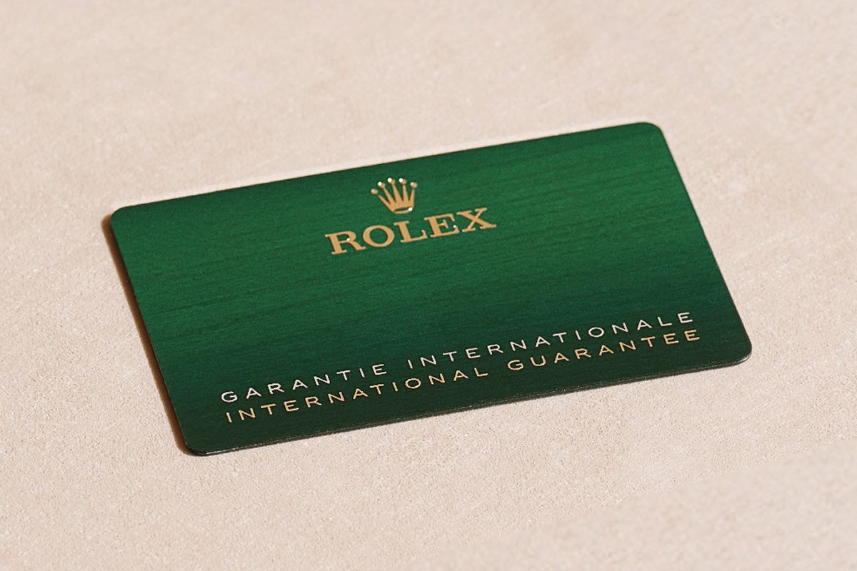 Rolex guarantee image