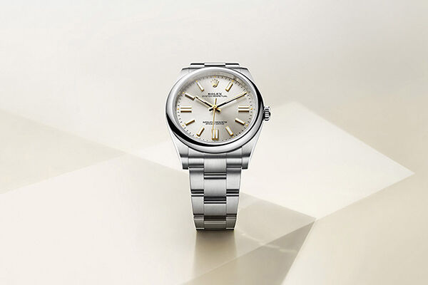 Oyster perpetual silver dial shop