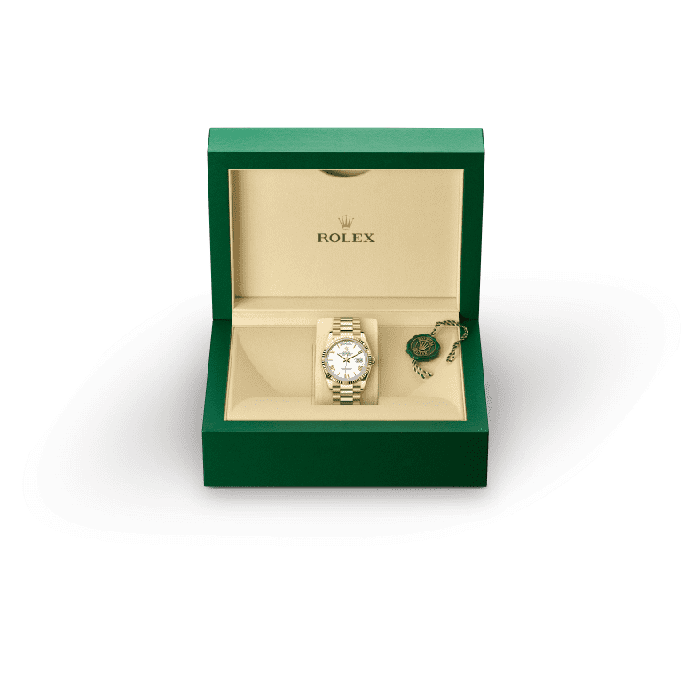 Rolex Day-Date 36 in 18 ct yellow gold, M128238-0113