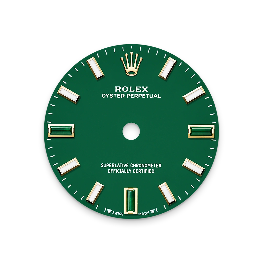 Green stone dial
