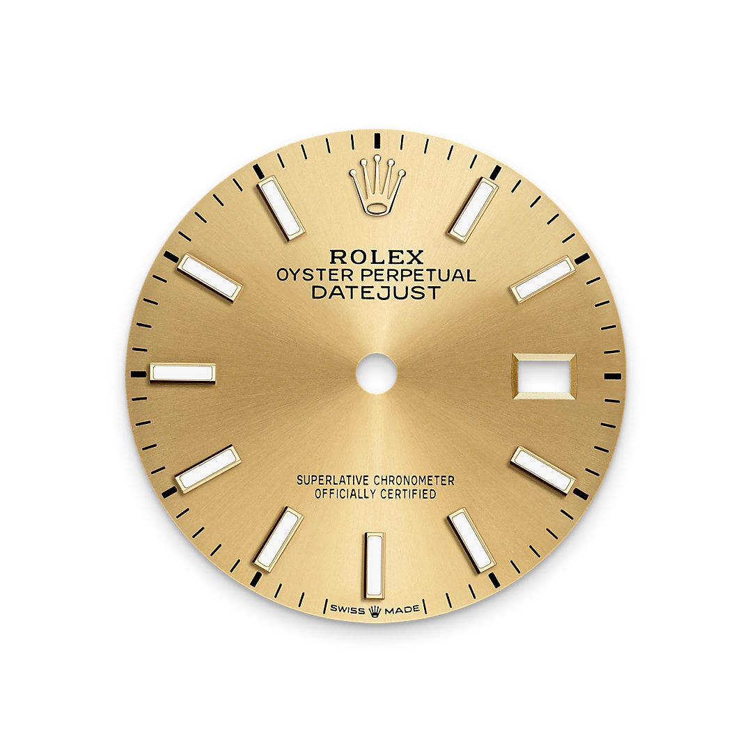 Champagne-colour dial