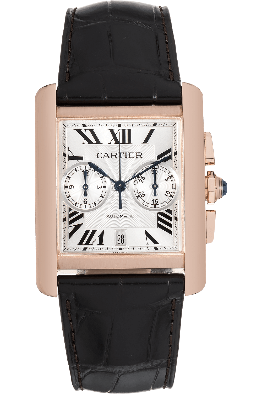 cartier tank mc pink gold